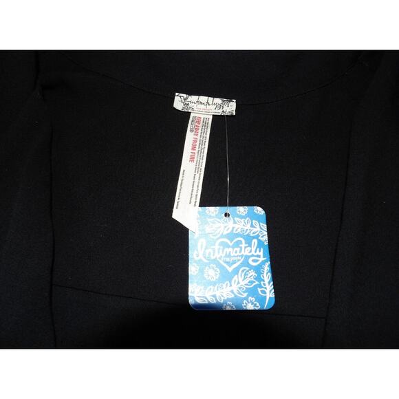 Free People Intimately Turnt Large Body Suit Deep V Crossover Black New NWT - Picture 6 of 15